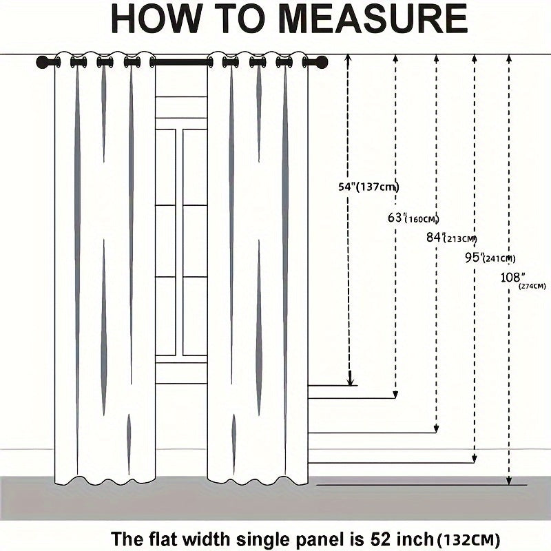 1 Pieza de Cortinas Opacas - Ahorro de Energía, Bloqueo Solar y Aislamiento Térmico para Dormitorio y Sala de Estar