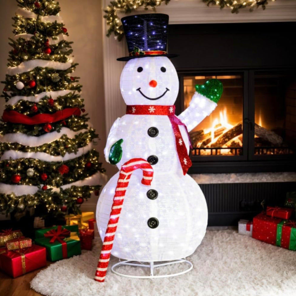 Lichtgevende Kerstman Tuindecoratie 90 LED Lichten