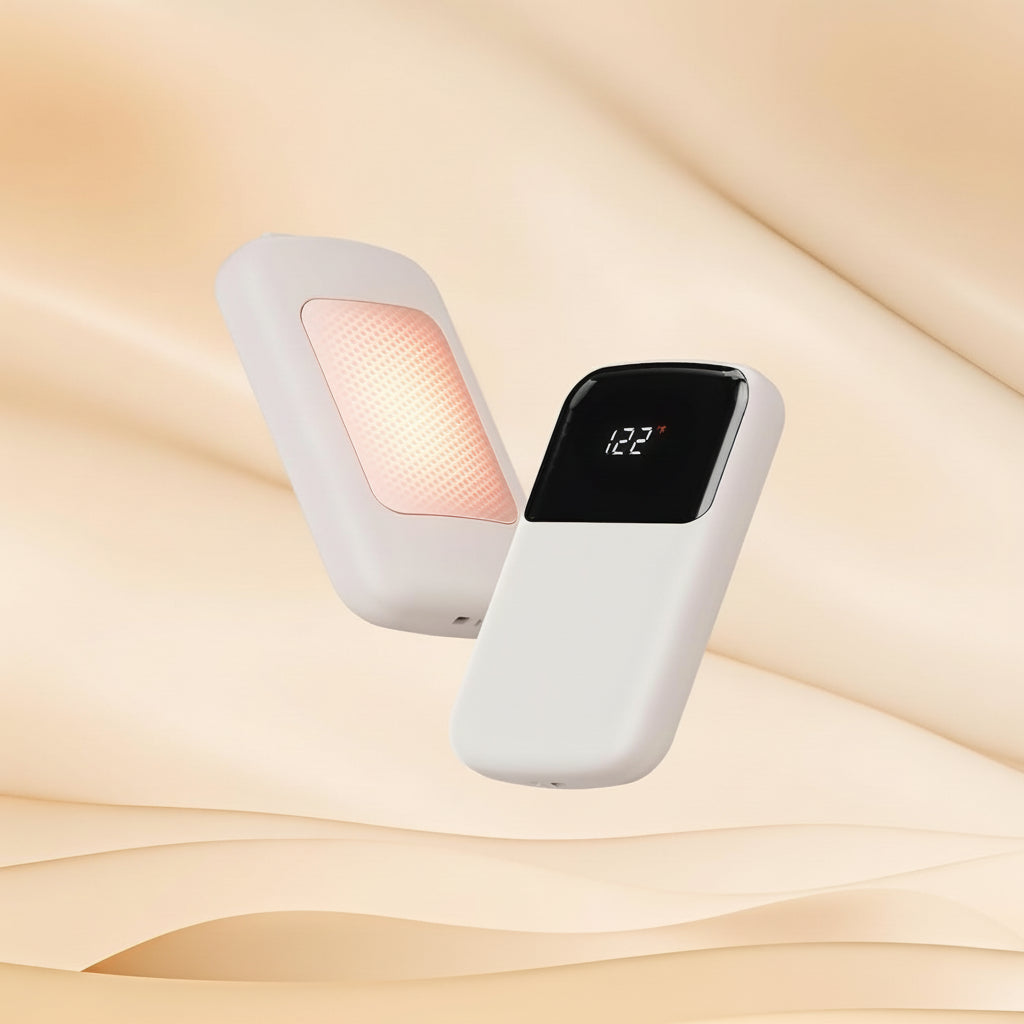 Aquecedores de Mãos Recarregáveis Ecrã LED 3 Definições de Calor