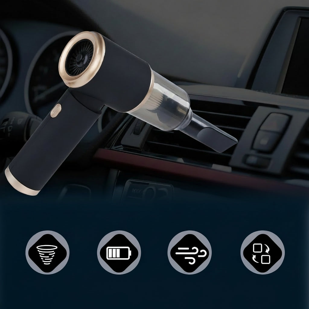 Handstofzuiger Draadloos Compact Sterke Zuigkracht Auto Thuis
