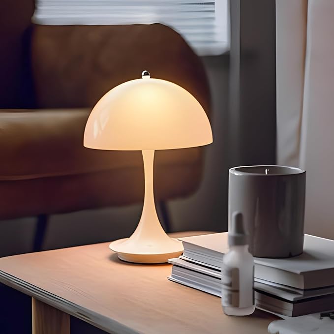 LumiFlex - Lampada da tavolo LED wireless, ricaricabile e dimmerabile, perfetta per soggiorno e ufficio