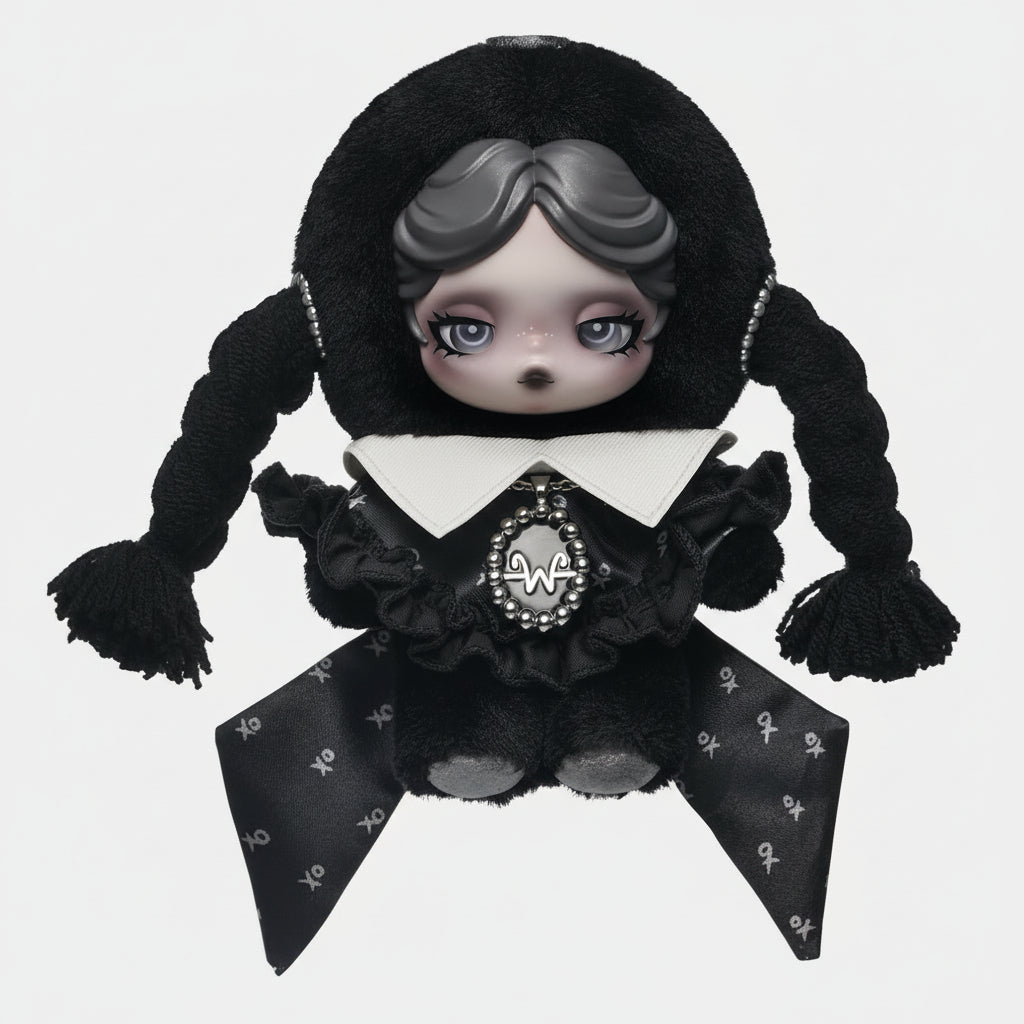 Chaveiro de Peluche Boneco de Arte Pop Suave Mini Pendente para Bolsa Uso Diário