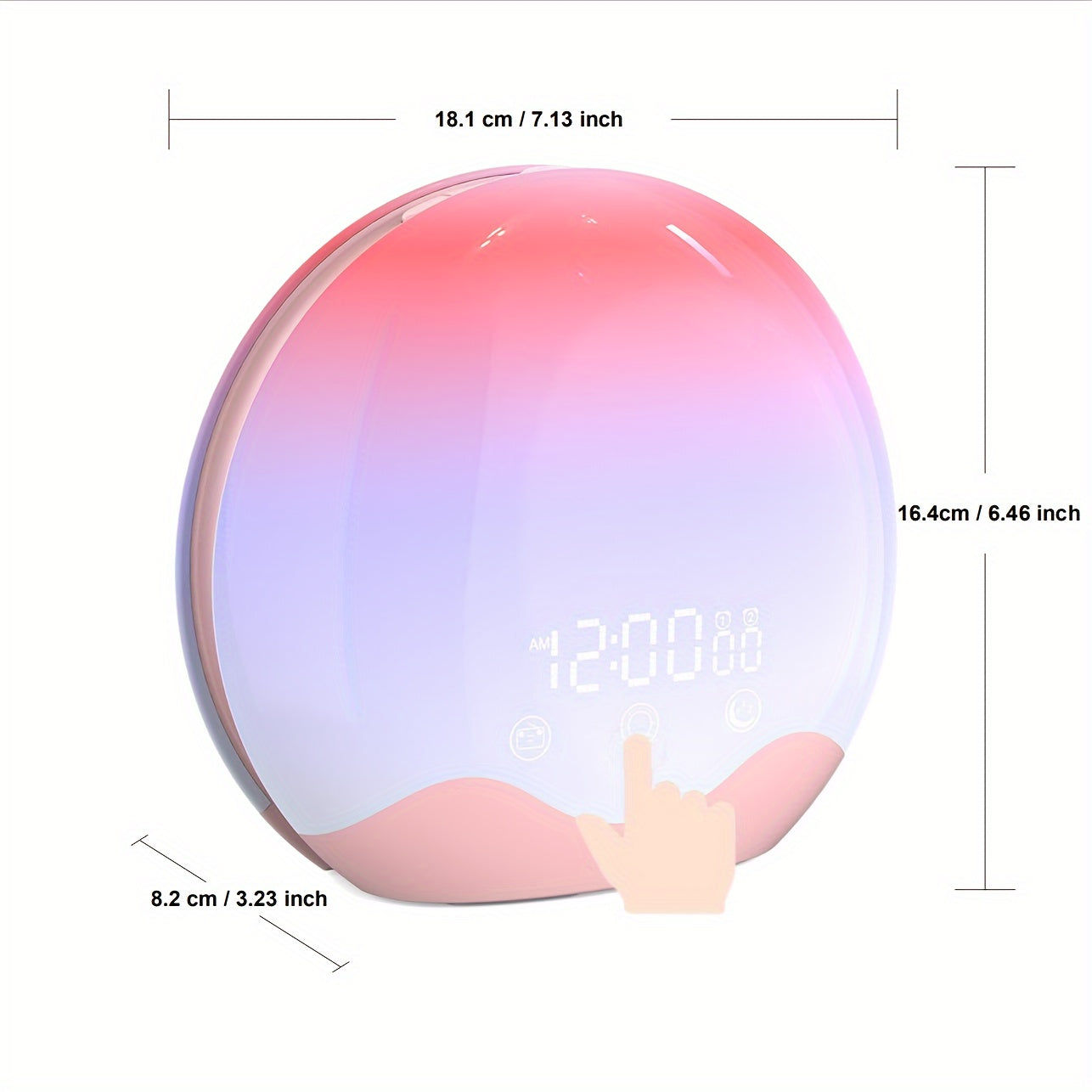 SunGlow - Zonsopgang Wekker Met Rustgevend Licht