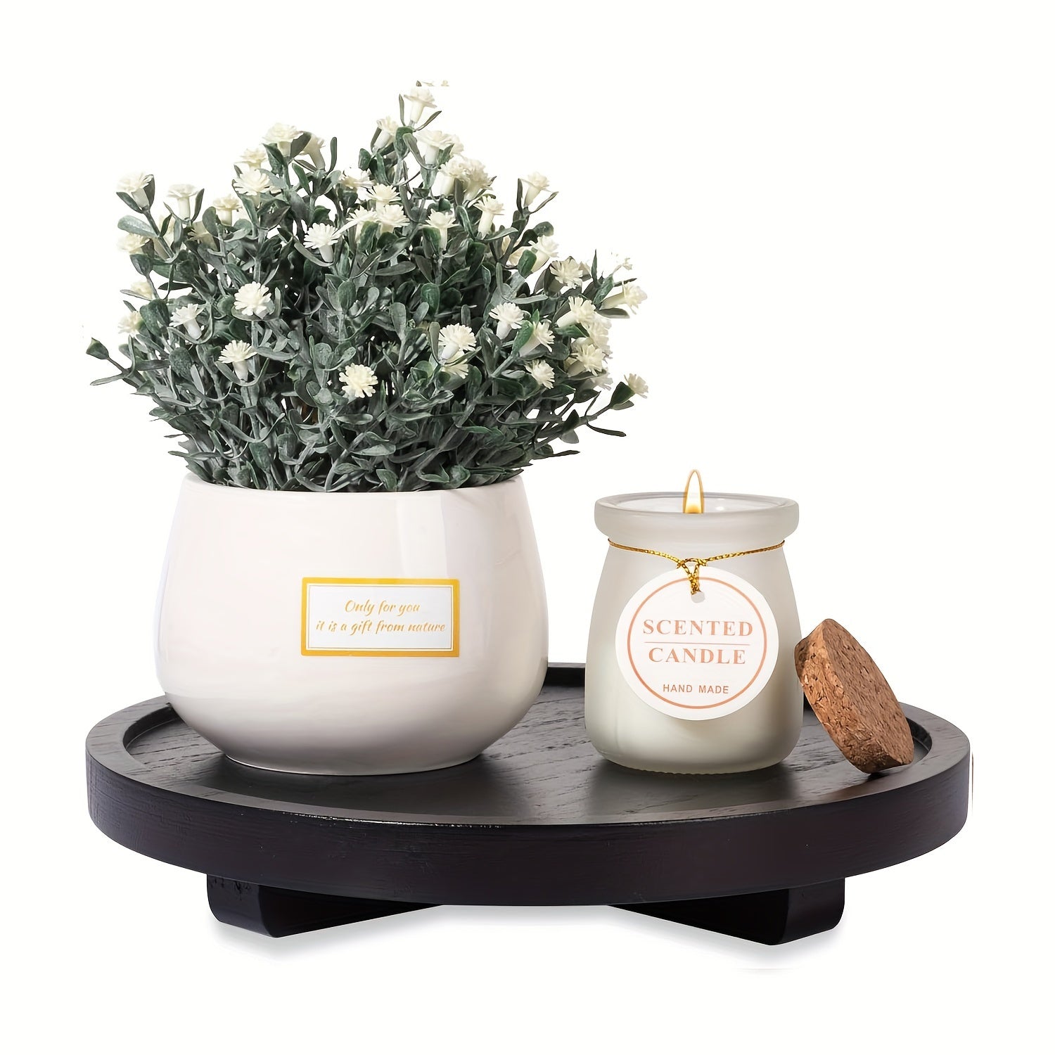 NatureBowl - Ciotola Rotonda Naturale in Legno 22,86 cm