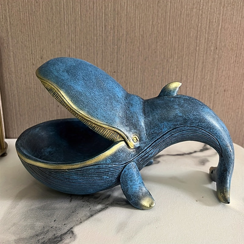 WhaleBox - Walvisvormige Hars Snoepbakje voor Sleutels & Decoratie