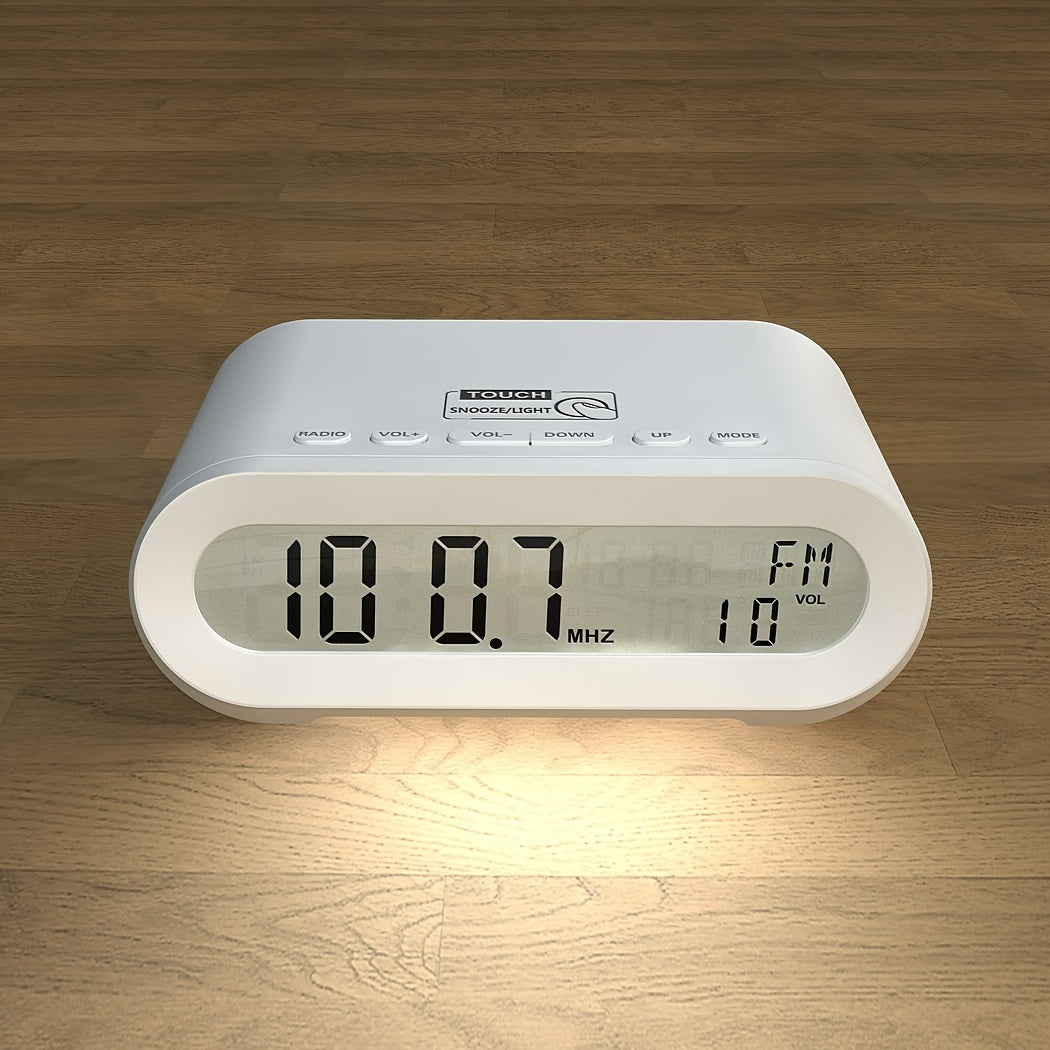 TimeGlow - LED Digitale Wekker met FM Radio en Snooze Functie