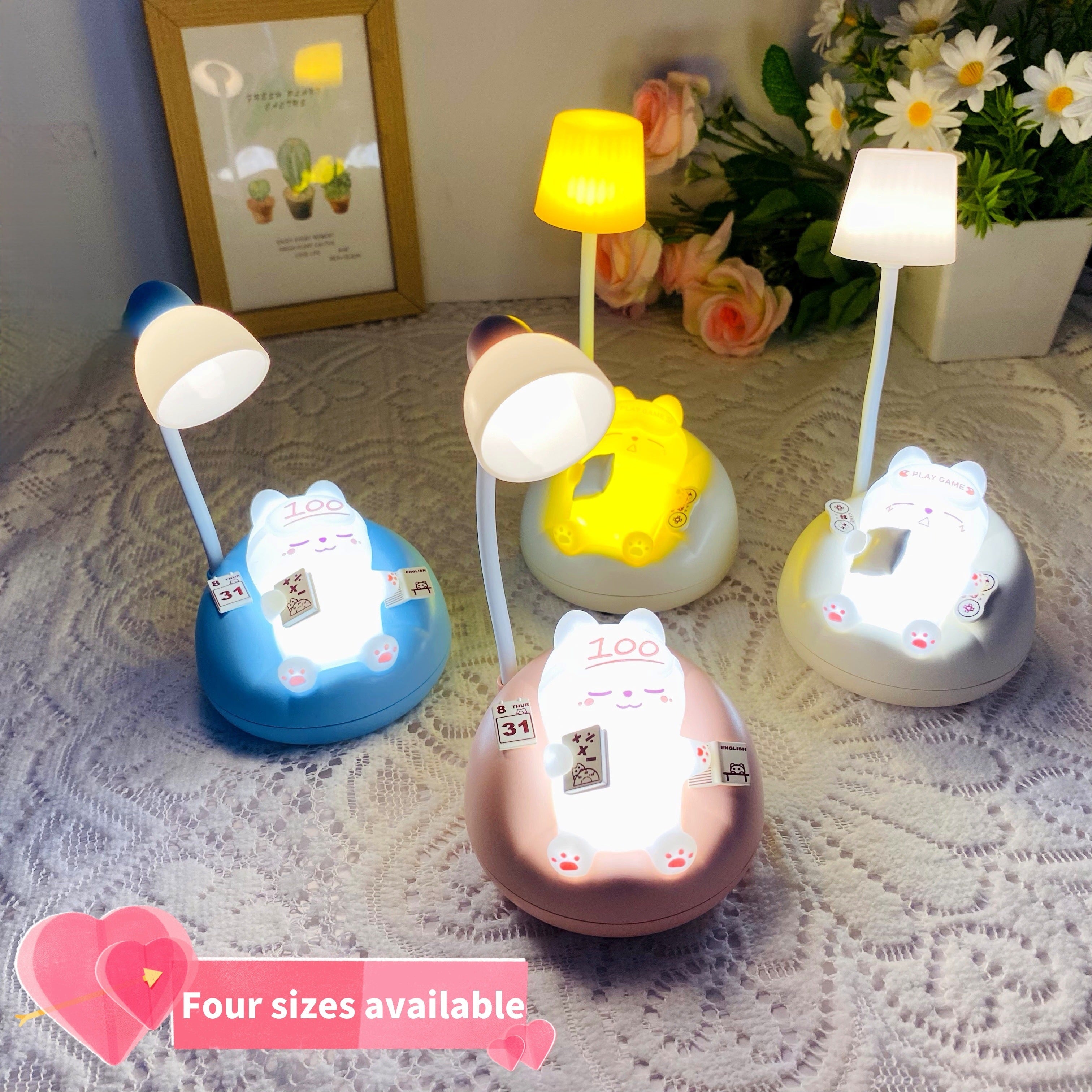 SleepyKitten - USB Rechargeable LED Cat Night Light