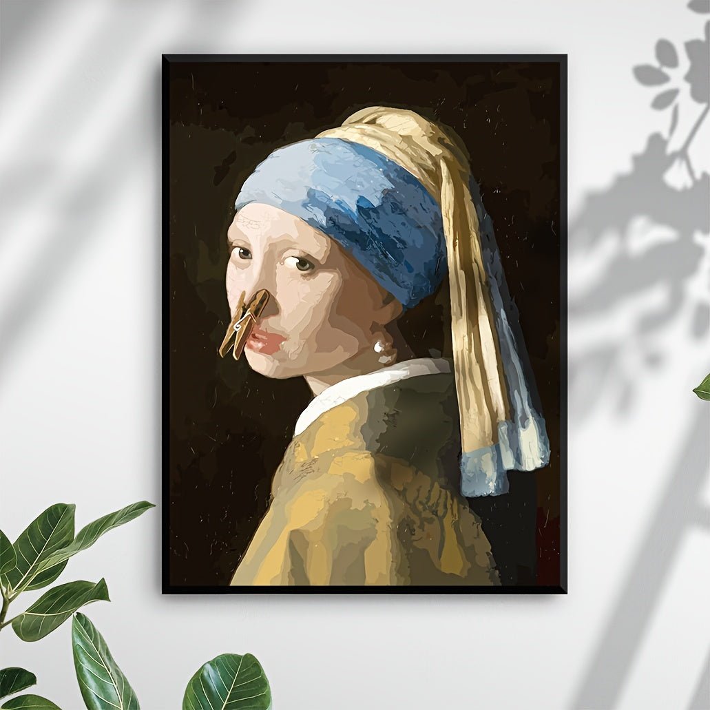 1 pieza Gran Tamaño, Póster de Pared Divertido para Baño - Impermeable, Sin Marcos Incluidos, 15.7"x11.4" (40x29cm)