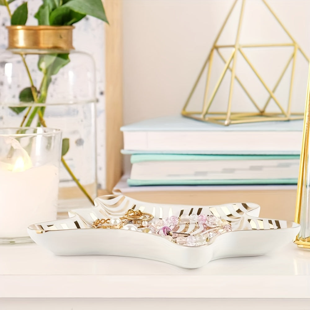 CeramicDish - Ciotola decorativa in ceramica | Per anelli, braccialetti e orecchini