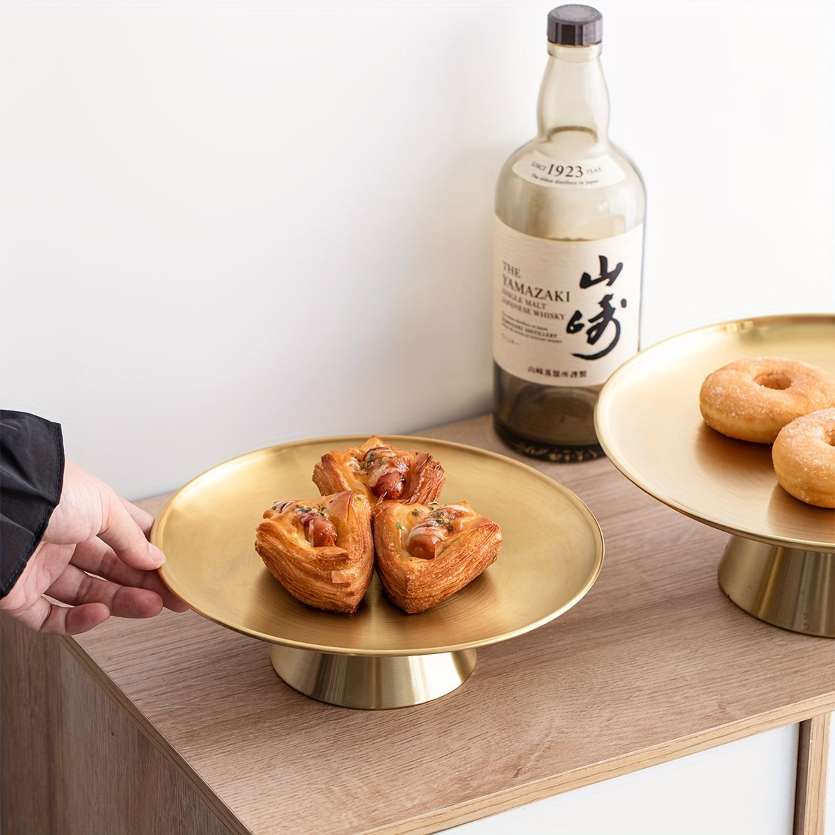 SteelTray - Vassoio Alto in Acciaio Inox | Per Frutta, Dolci e Snack