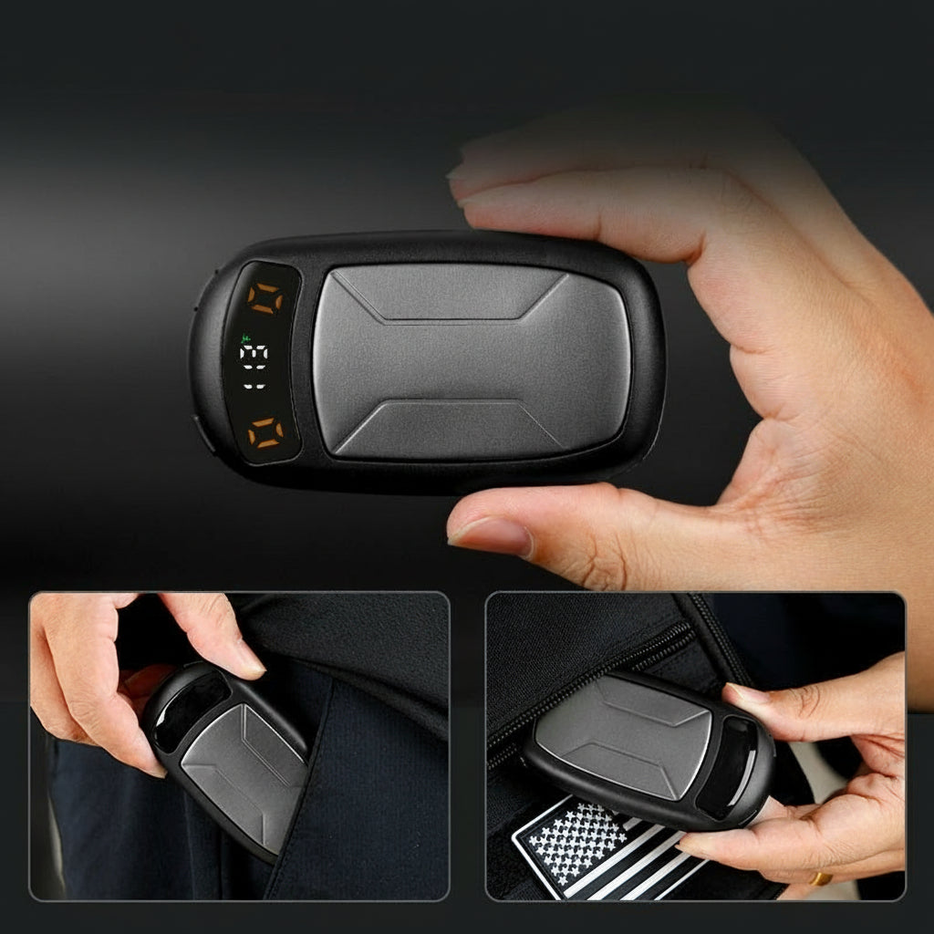 Portable Hand Warmer 3 Temperature Settings LED Display