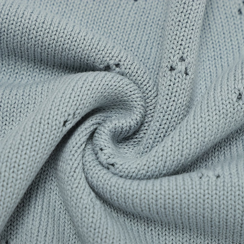 Coperta in Maglia Unicolore per Bambini, Coperta per Passeggino, Coperta Traspirante, Regalo di Pasqua, Halloween, Regalo di Natale