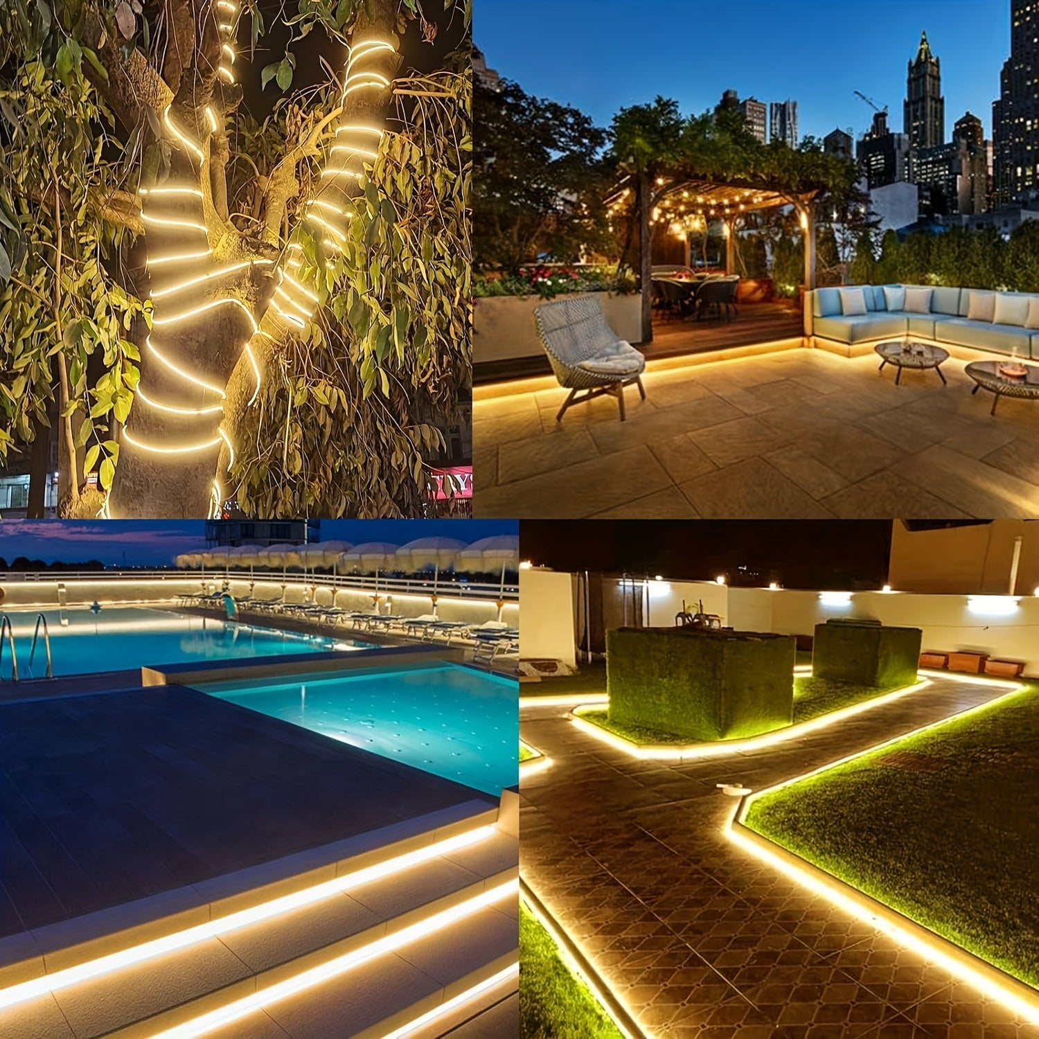 SolarFlex - Solar Energy Flexible LED Strip Lighting