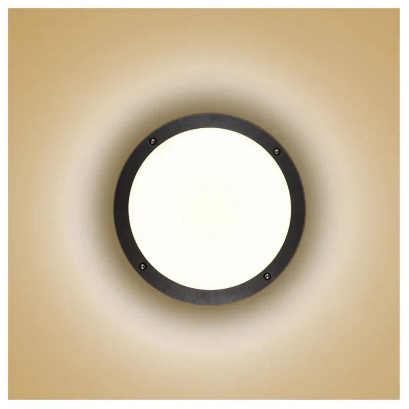 LumiRond - Weatherproof LED Wall Lamp for Outdoors – Modern Outdoor Lighting