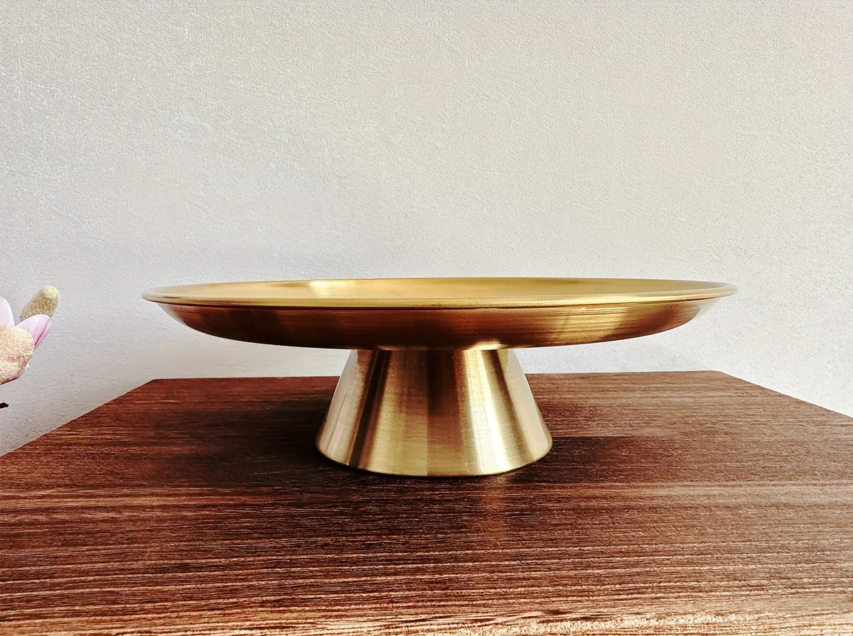 SteelTray - Vassoio Alto in Acciaio Inox | Per Frutta, Dolci e Snack