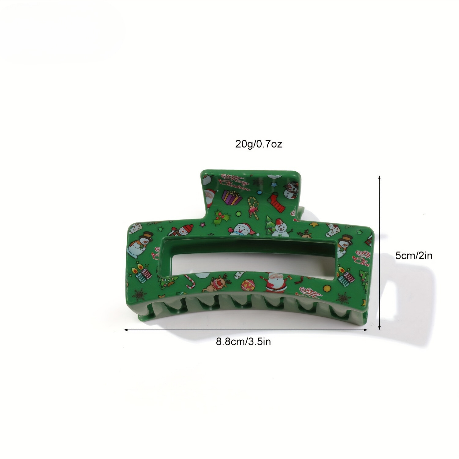 FestiveClips - 4-delige Set Elegante Kerstprint Haarklemmen