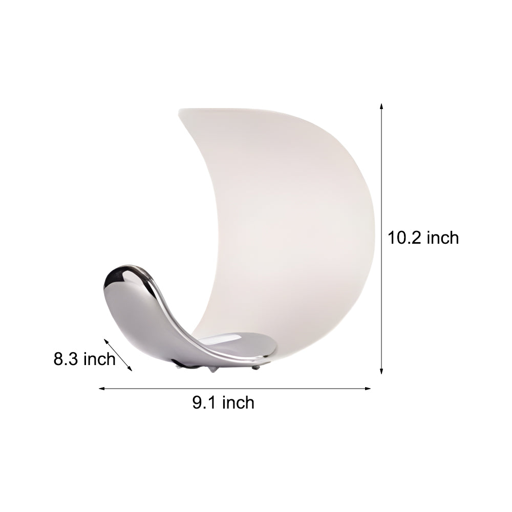 LumiMoon - Moon-shaped LED Table Lamp with Touch Dimmer
