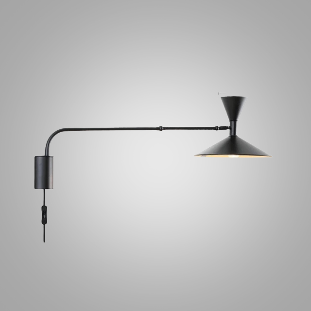 LumiFlex - Lámpara de Pared Nórdica de Columpio – Lámpara de Lectura LED Ajustable para Espacios de Vivienda y Trabajo