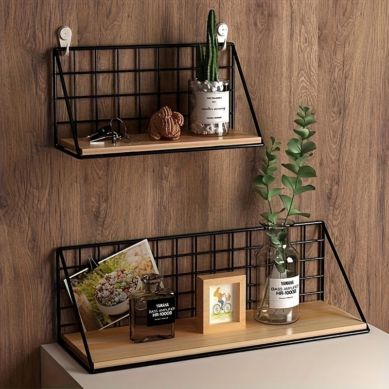 IronRack - Metalen Zwevende Plank - Hangend Opbergrek voor Badkamer en Woonkamer