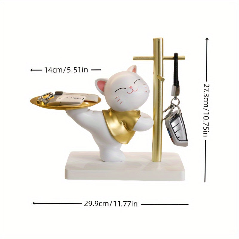 CatKeeper - Portachiavi Decorativo in Resina