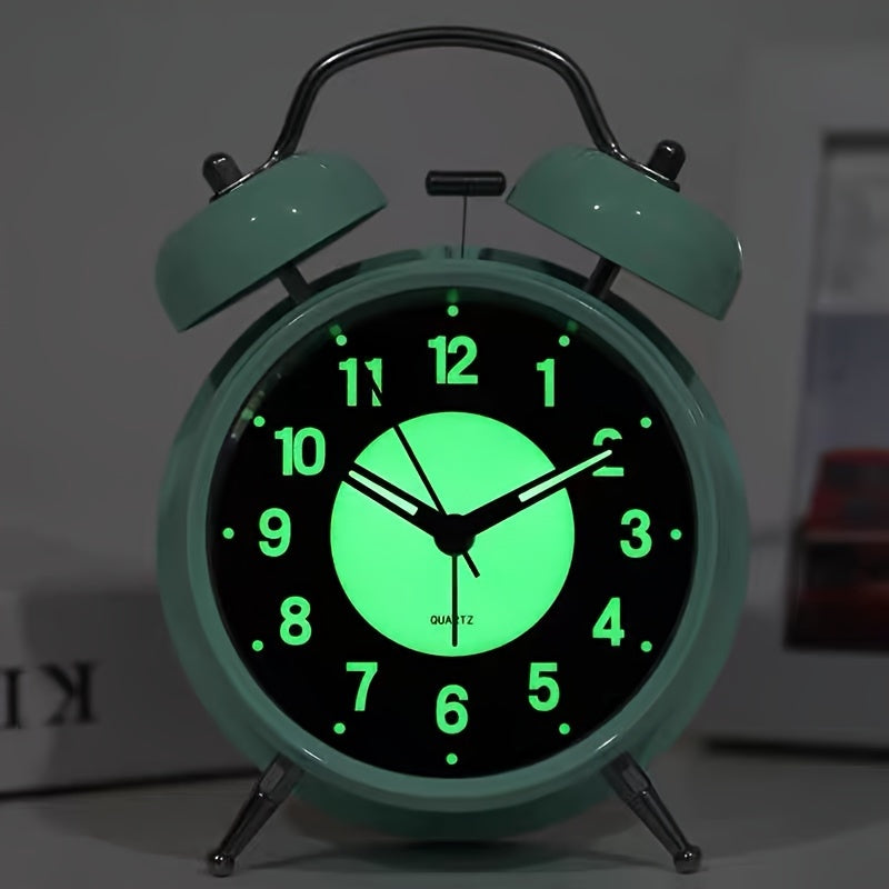 GlowClock - Stille Lichtgevende Wekker van Metaal