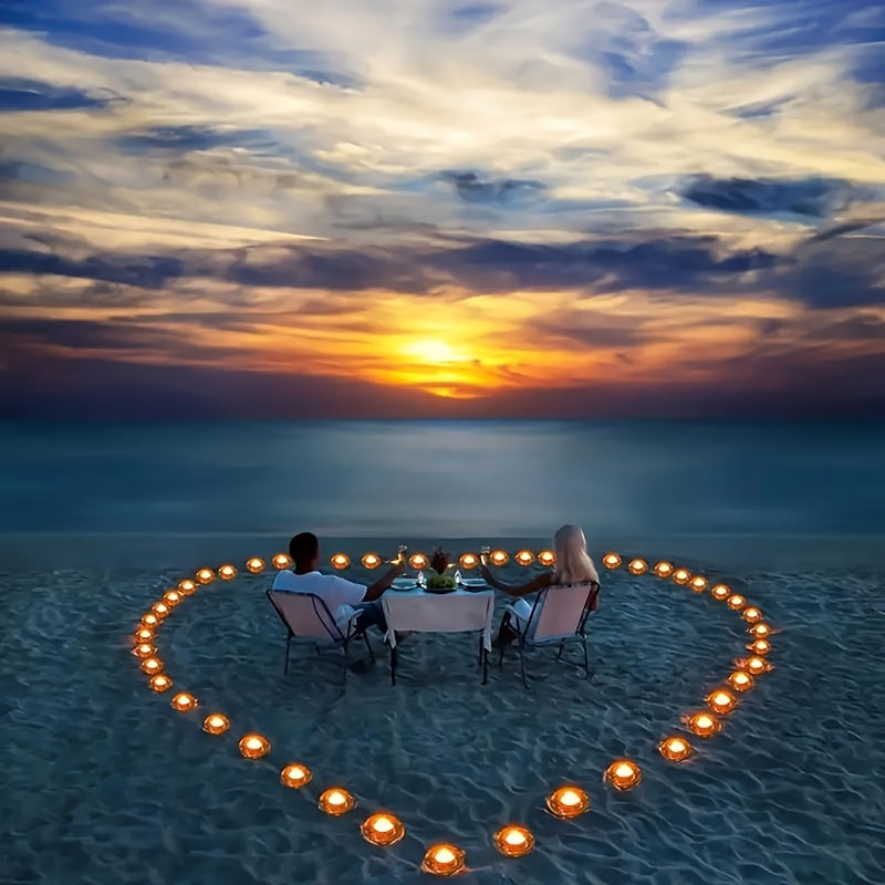 Juego de 2 candelabros de cristal transparentes - estilo europeo, candelabro romántico de diamante con base triangular de metal