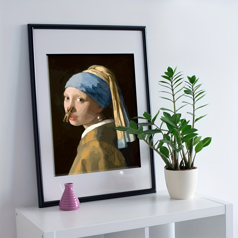 1 pieza Gran Tamaño, Póster de Pared Divertido para Baño - Impermeable, Sin Marcos Incluidos, 15.7"x11.4" (40x29cm)