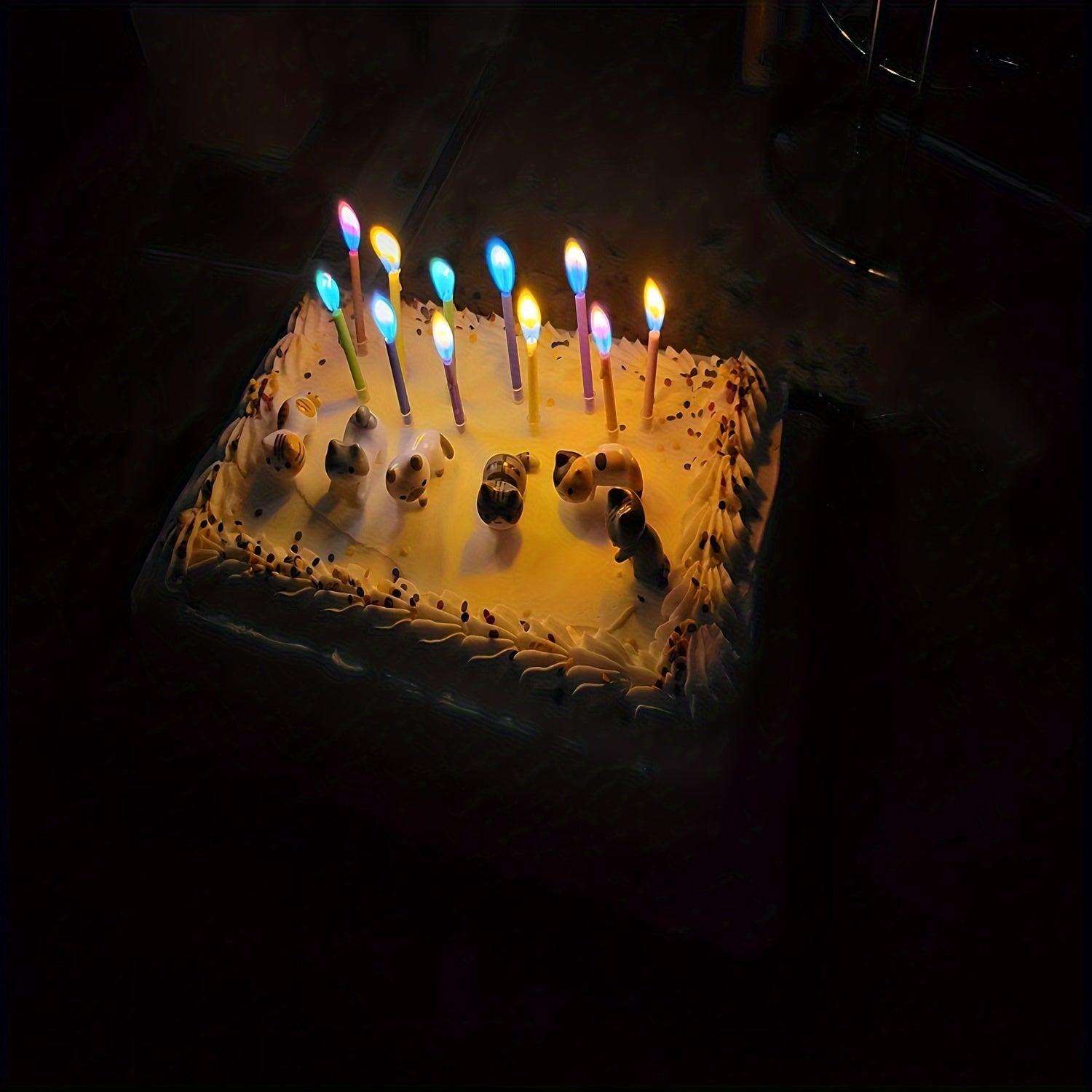 Colorflame Candele di Compleanno e Portacandele – Candele Colorate per Compleanni, Anniversari, Matrimoni e Festeggiamenti