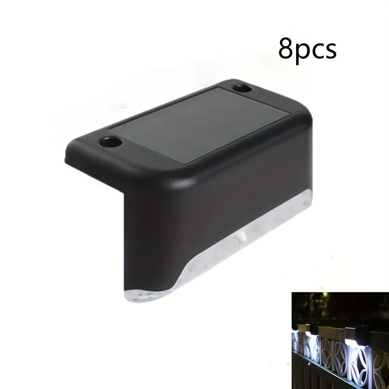 SolarEdge - LED Waterproof Patio Lamps, Solar Panel Stair Lighting