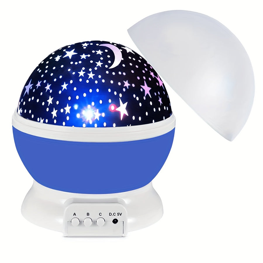 StarryDream - Lámpara de noche estrellada con 12 colores y rotación de 360°