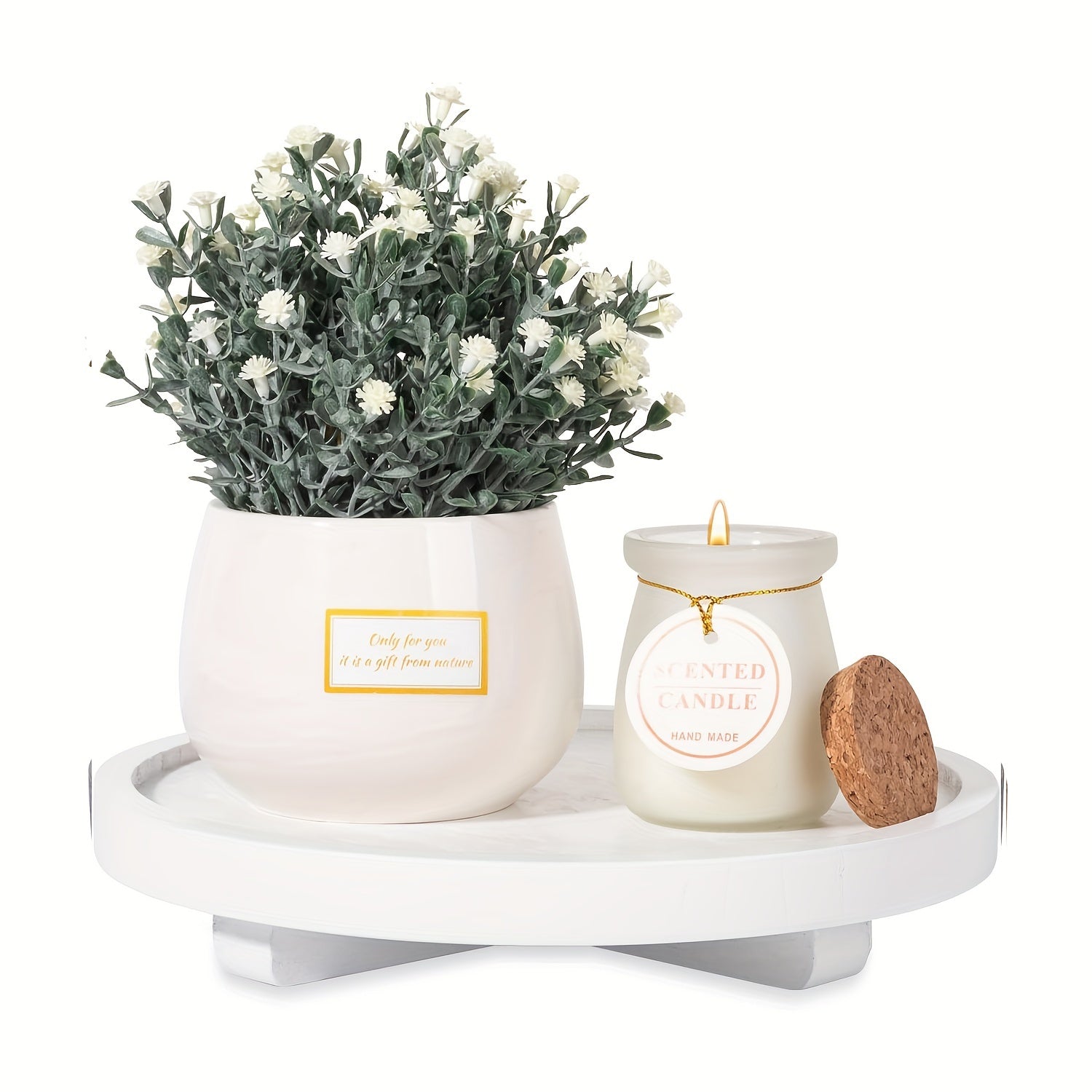 NatureBowl - Ciotola Rotonda Naturale in Legno 22,86 cm