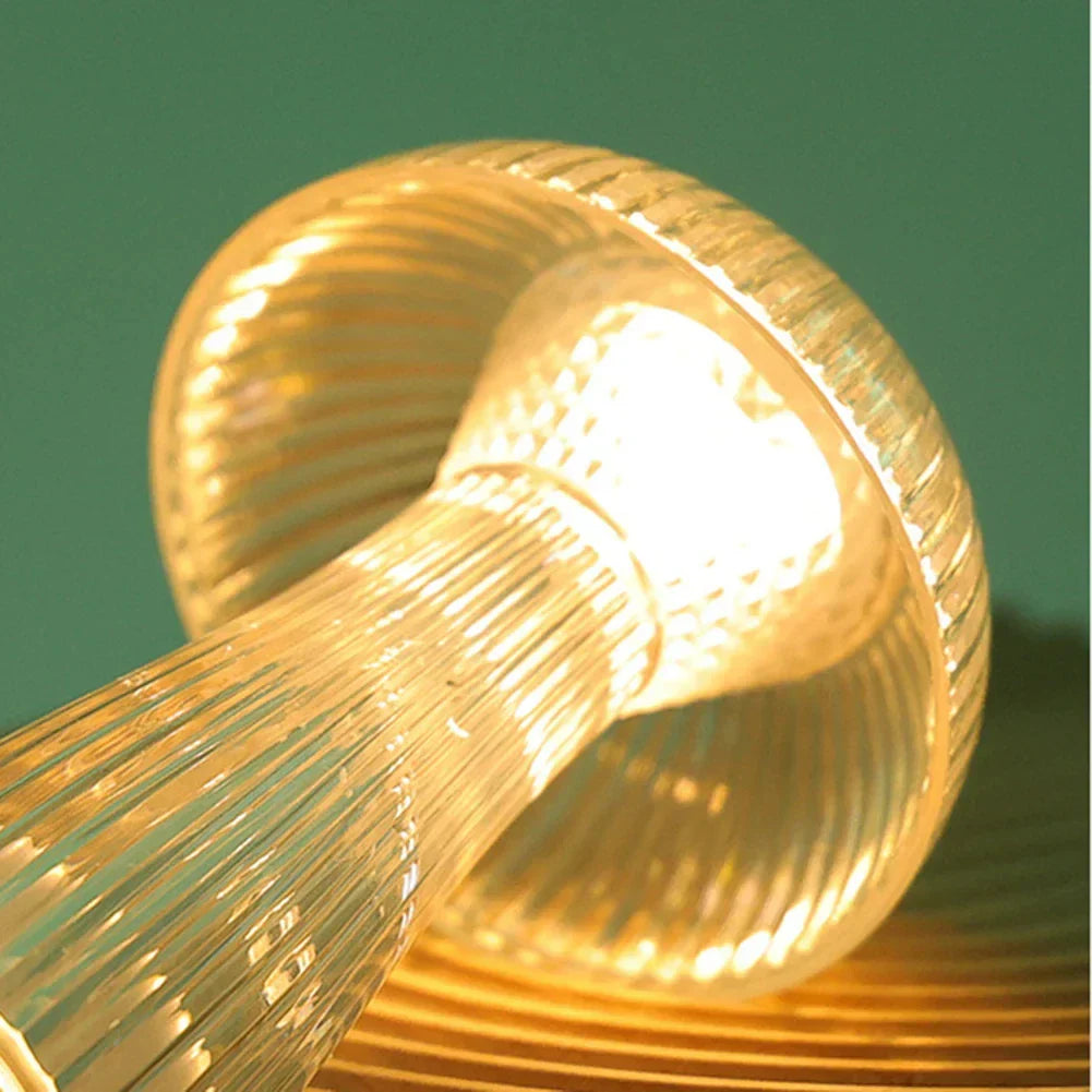 LumiShroom – Draadloze LED Paddenstoel Nachtlamp, Decoratieve Tafellamp