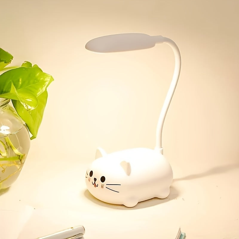 KatanaLicht - Lámpara de escritorio LED ajustable con función de carga USB