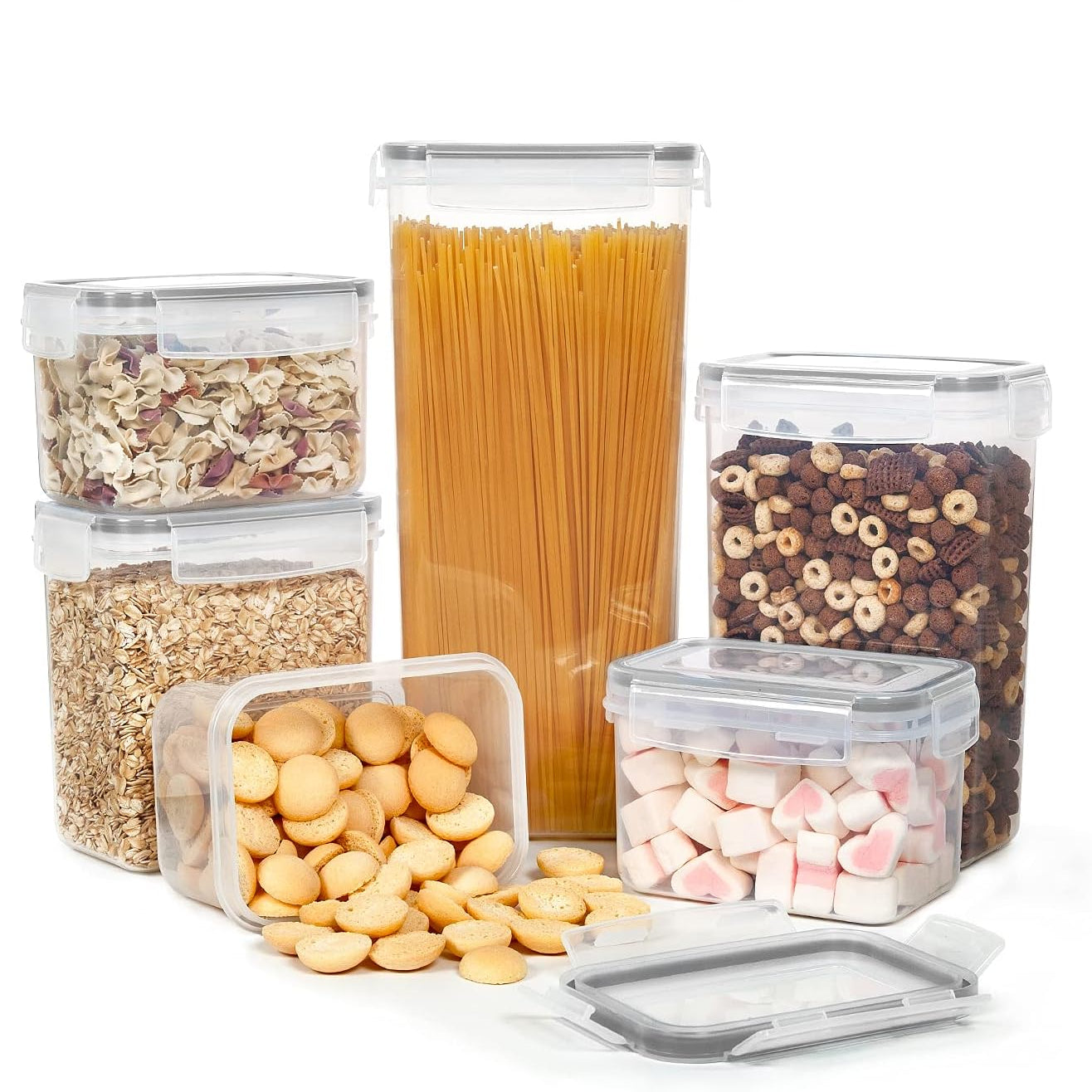 Vorratsdosen Set Luchtdichte Stapelbare Voorraadbakjes