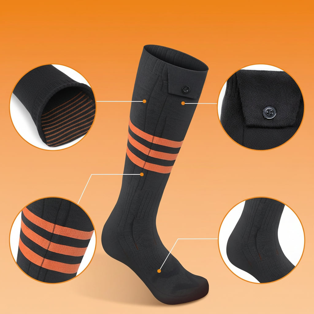 Heated Socks App Control 4 Heat Settings