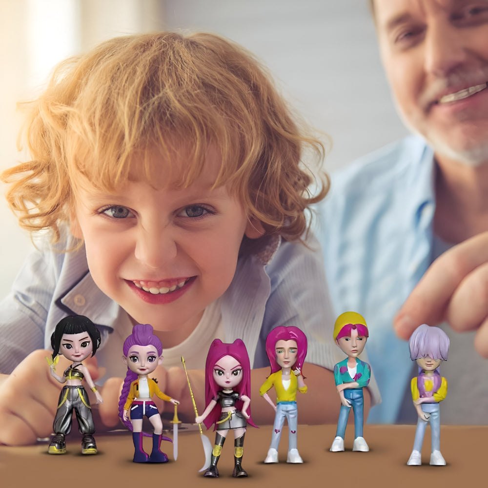 Speelgoed Actiefiguren Anime Set Collectie Poppen Kinderen