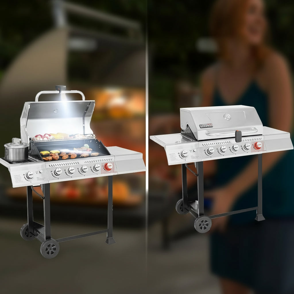 Lâmpada para Grelhador Modos de Luz Grelhadores para Churrasco