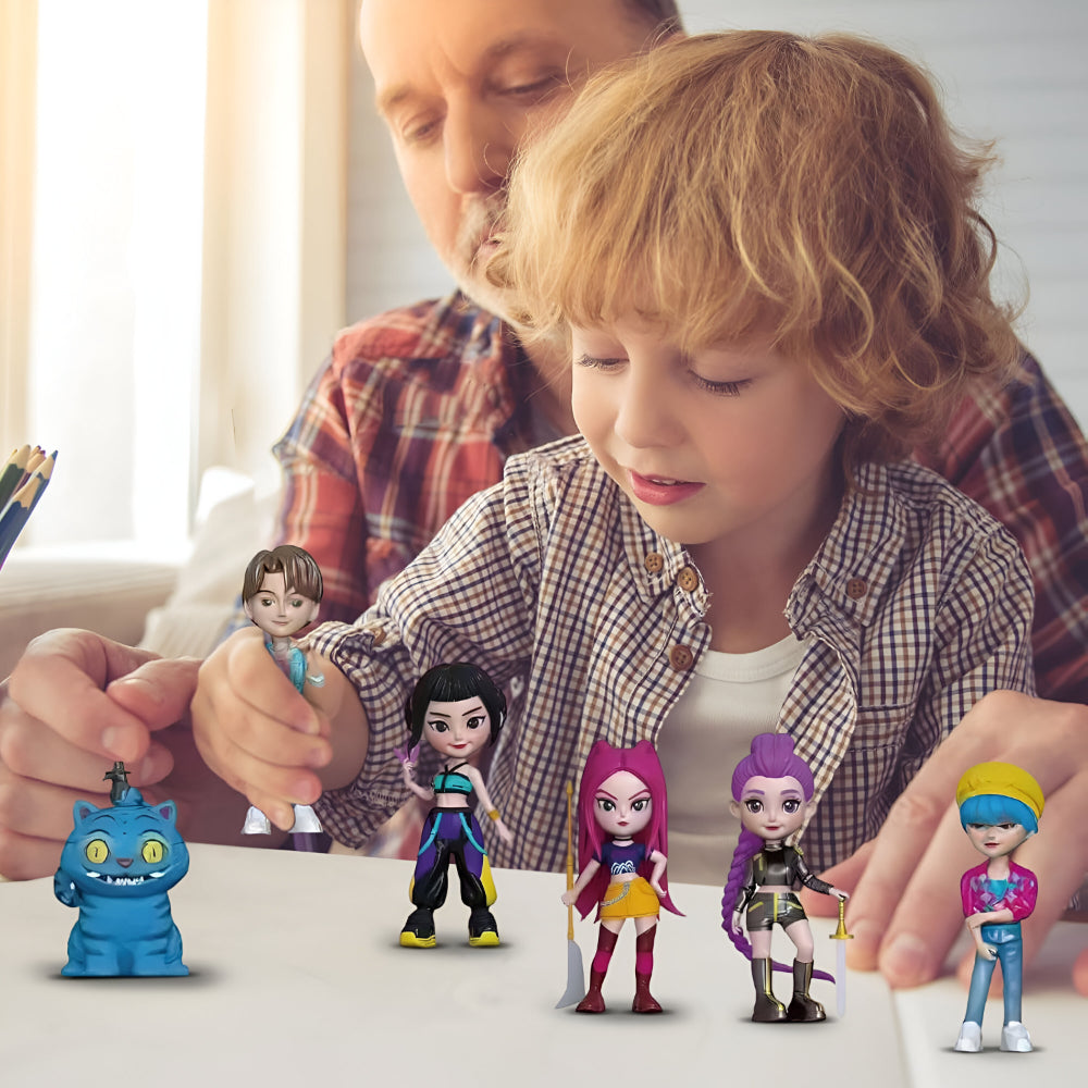 Speelgoed Actiefiguren Anime Set Collectie Poppen Kinderen