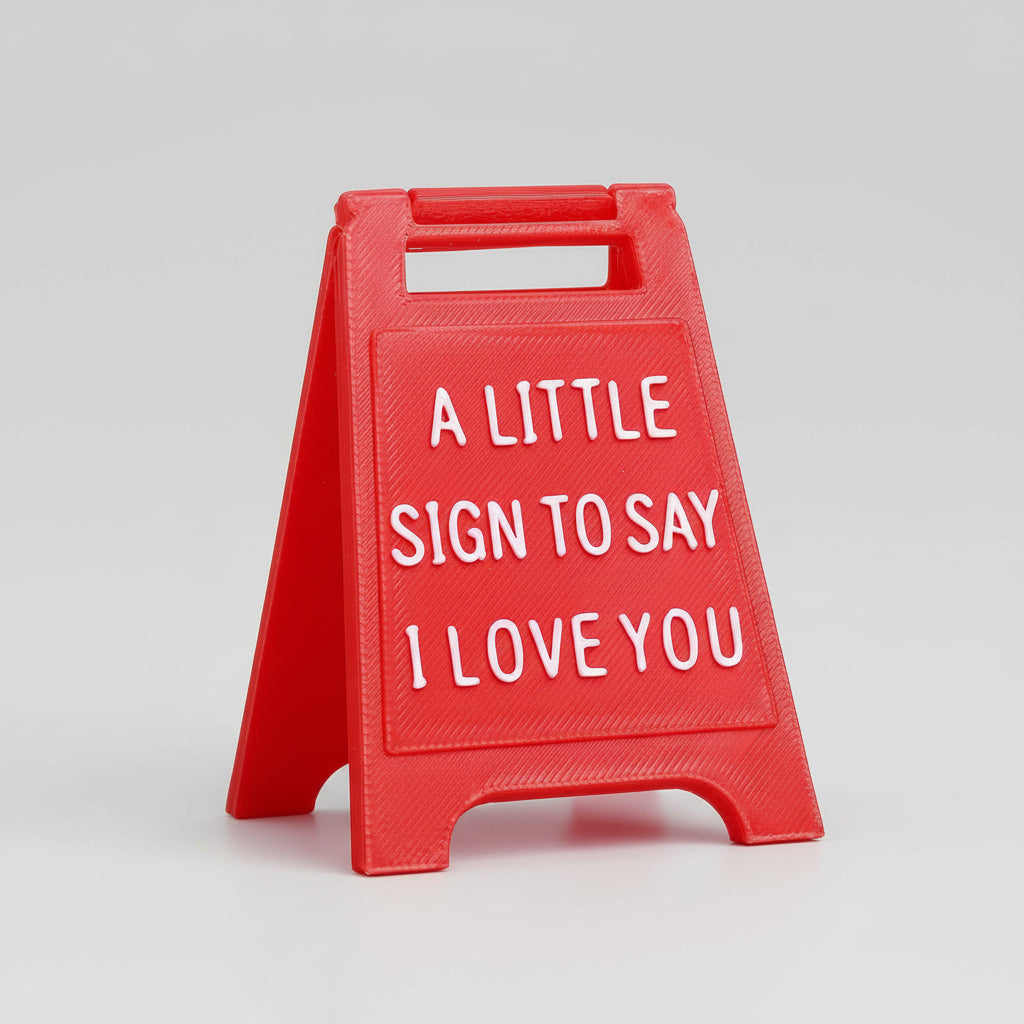 Romantic Mini Plate Love Message Valentine's Day