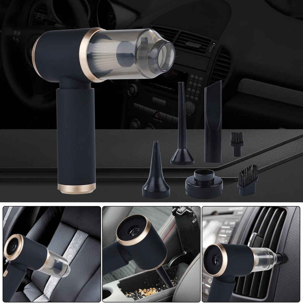 Handstofzuiger Draadloos Compact Sterke Zuigkracht Auto Thuis