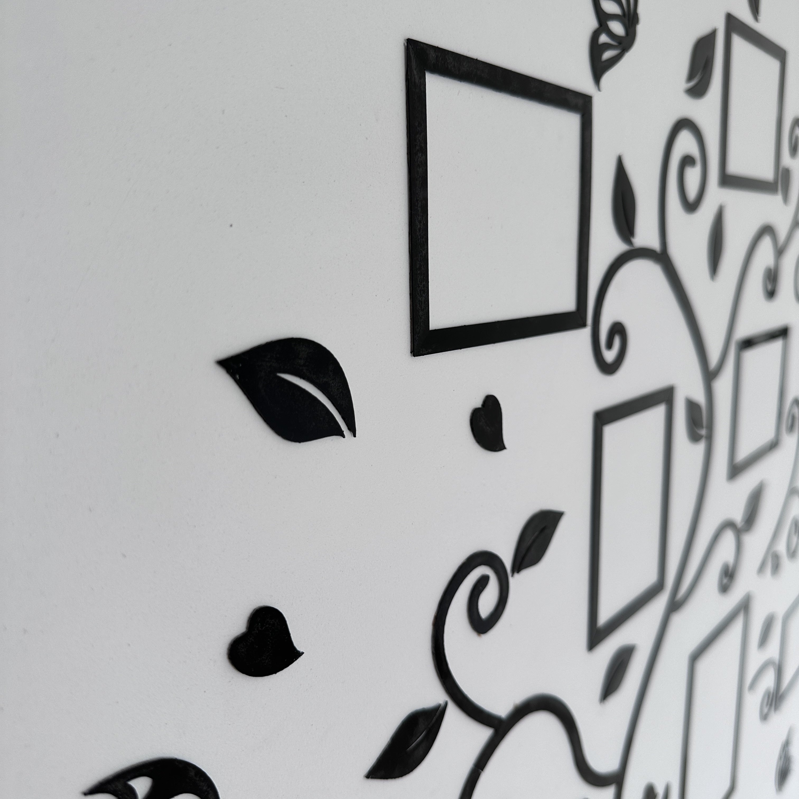 1 Set Acrylic Photo Frame Wall Decoration - 3D Creative Photo Tree for Family & Pets, Self-Adhesive Wall Sticker for Living Room, Hall, Porch, Share Special Memories