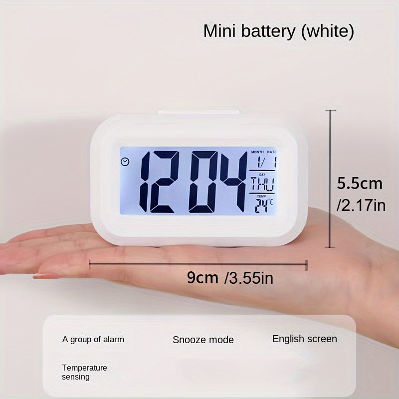 SilentTime - Reloj despertador LED silencioso con visualización de fecha y temperatura