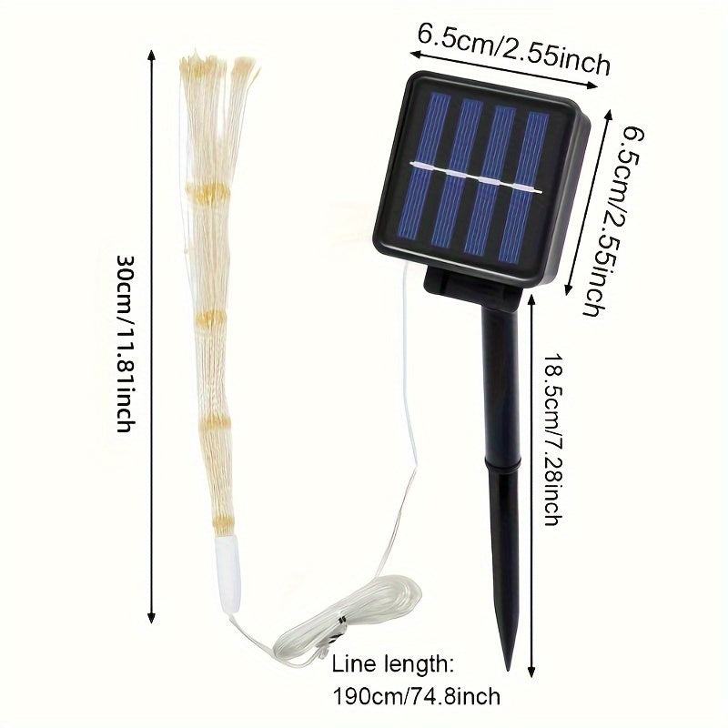 SolarGlow - Solar Energy LED Garden Lighting with 90 Warm White LEDs