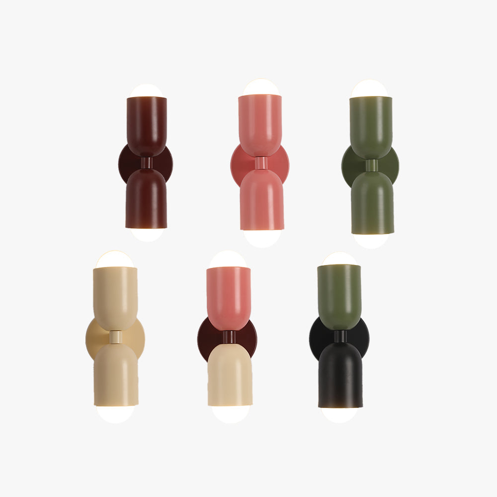 Aurora - Lámpara de pared LED moderna de metal