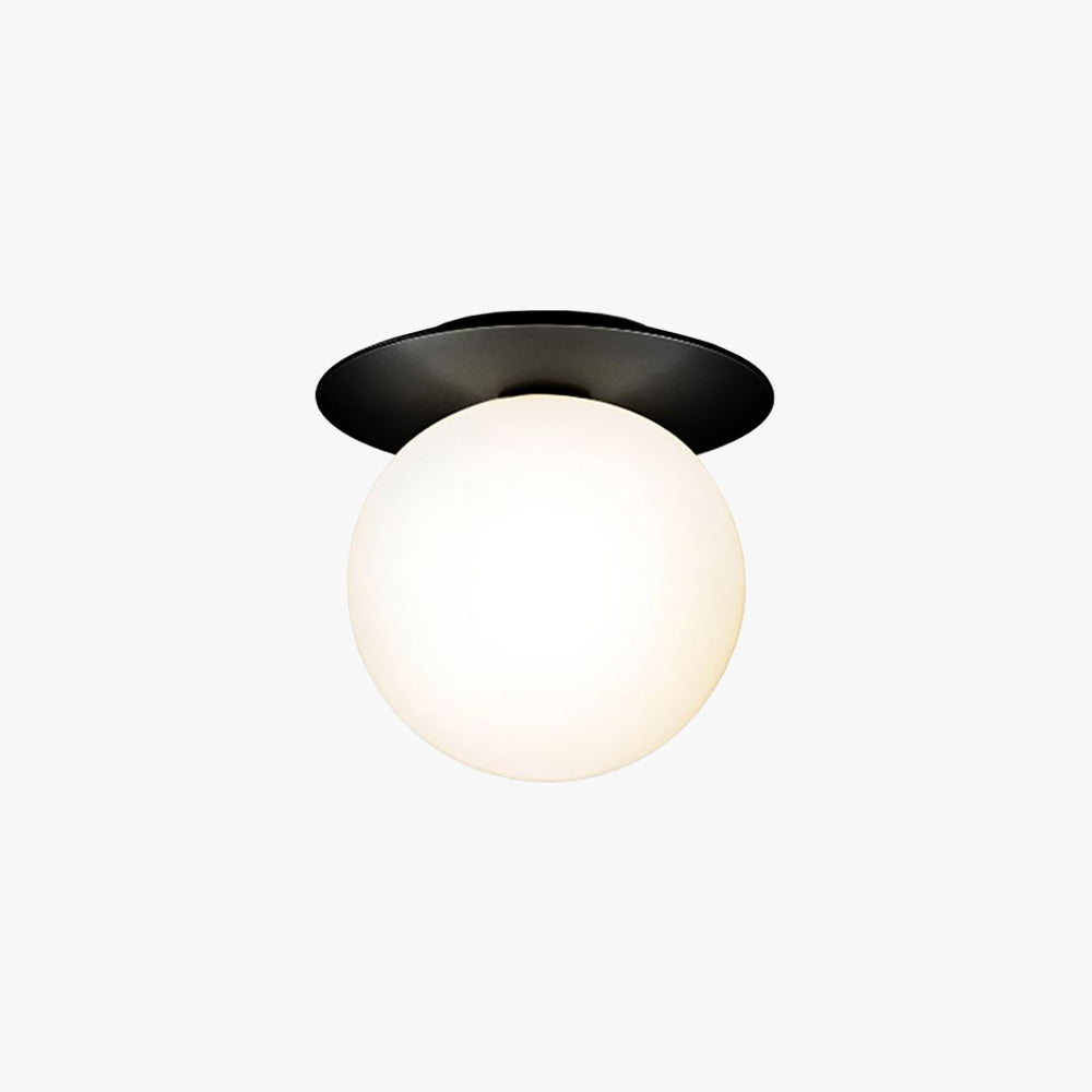 Valentina Lámpara de Techo/Pared LED Moderna Comedor Negro/Oro Vidrio