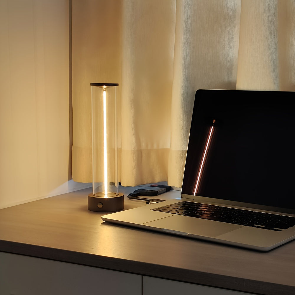 LumiFlex - Modern LED Table Lamp with Magnetic Base and USB Rechargeable Battery