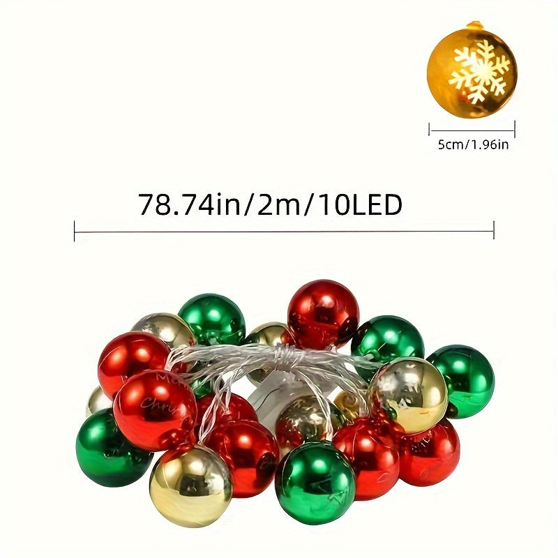 DecoGlow - Art Deco LED Lichtsnoer Sneeuwglobe