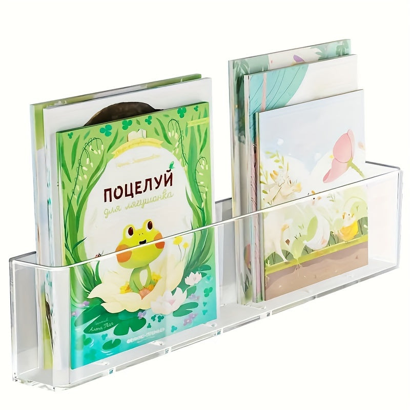 ClearView - Transparante Acryl Boekenplank voor Kinderkamer en Woonruimte