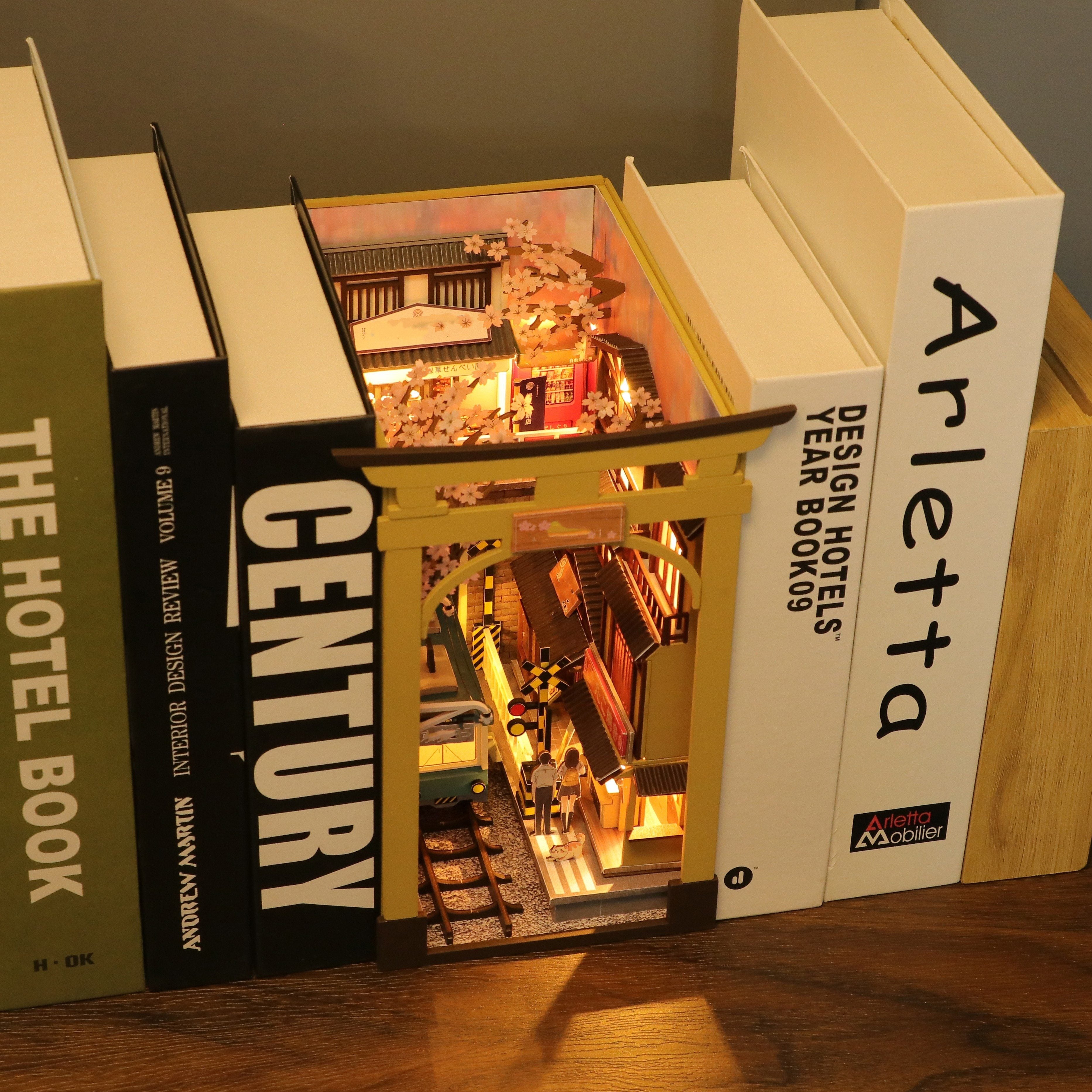 CherryBlossom - Kit Fermalibri 3D in Legno - Architettura Giapponese Creativa Fai-da-te