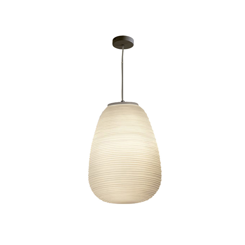 Ceiling Pendant Lamp - Modern Ribbed Glass Lamp